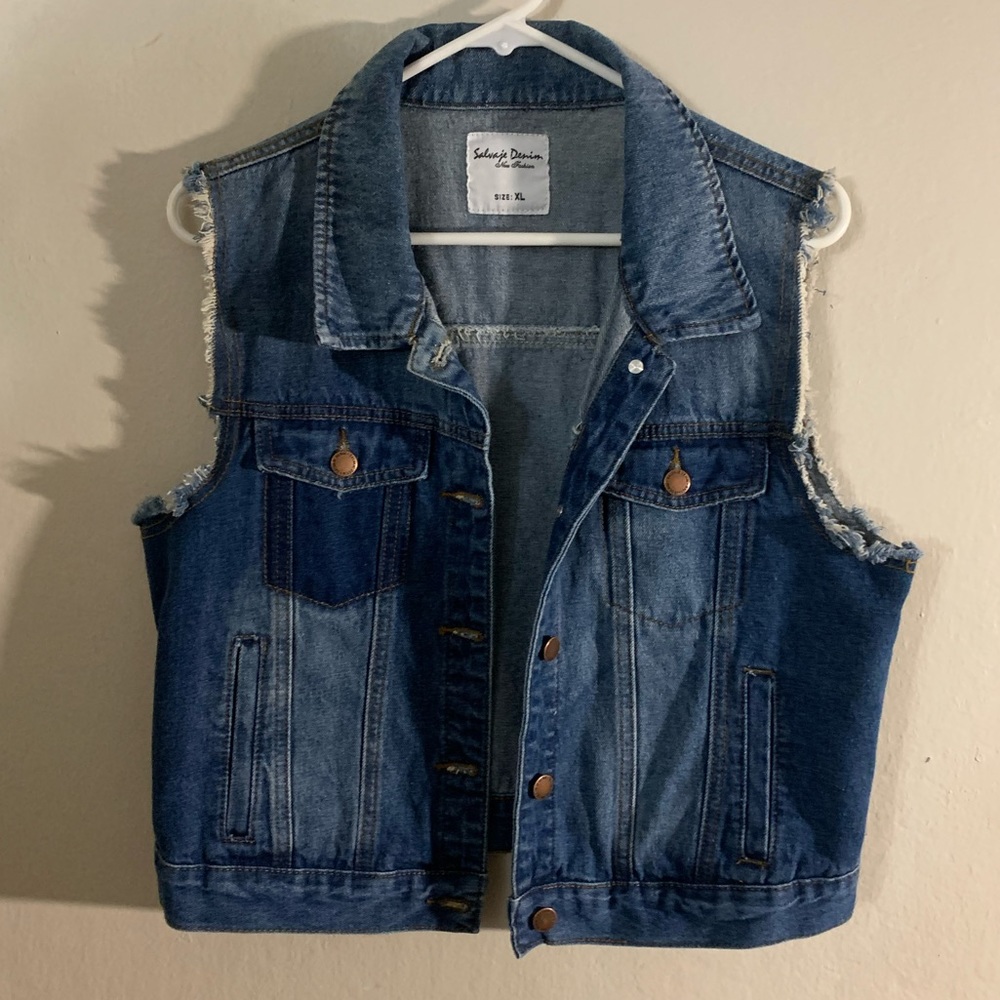 Denim Vest Jacket